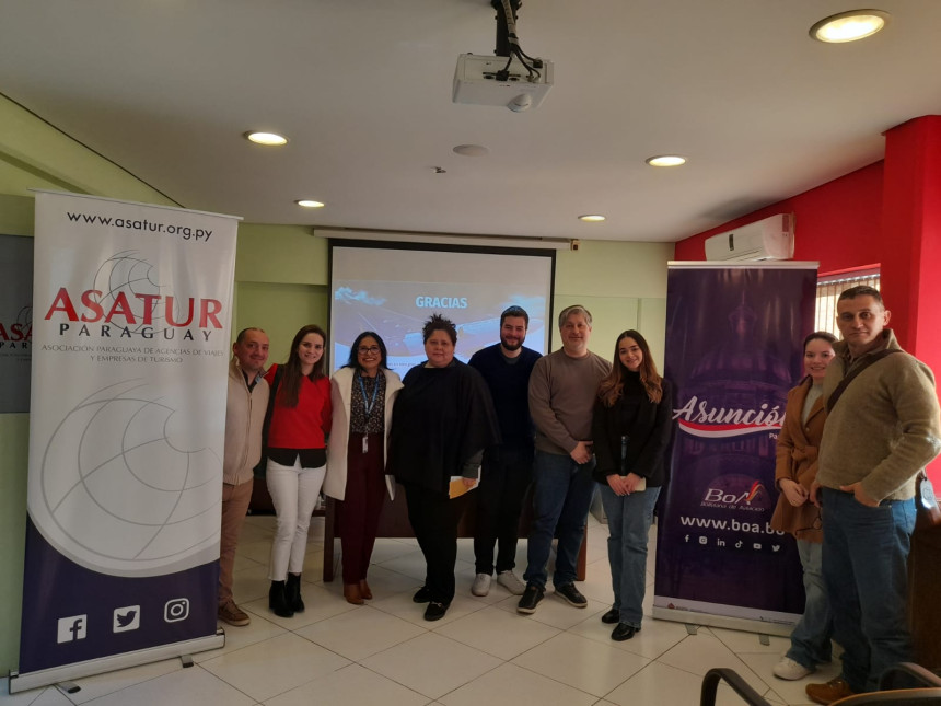 Boliviana de Aviación (BoA) en el marco del ciclo de capacitaciones de Asatur 